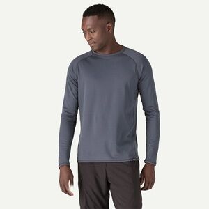 Patagonia Men’s XL Capilene Midweight Crewneck – Gray – Thermal Base Layer